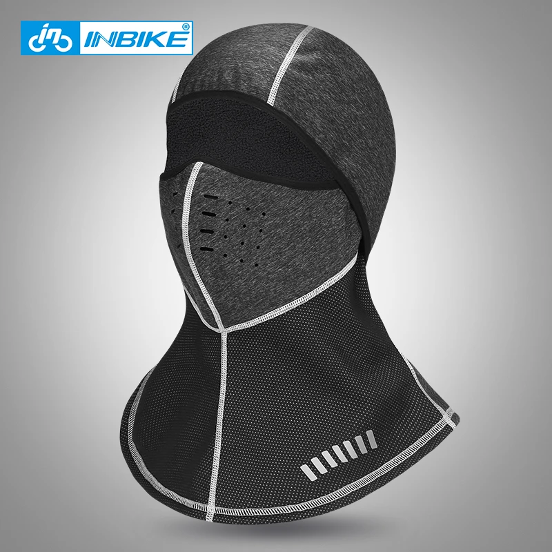 

INBIKE Motocycle Riding Mast Cycling Face Mask Bicycle Cap Bike Scarf Face Thermal Fleece Shield Hat Motor Bicycle Headwear