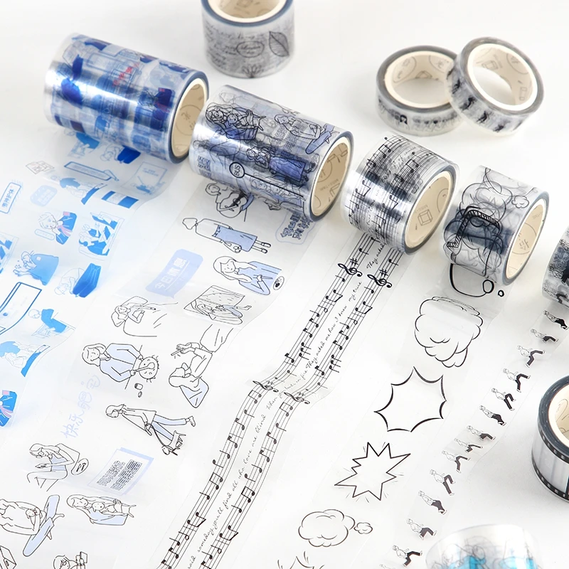 

My School Life Washi Tape Diy Decorative Scrapbooking Masking Tape Adhesive Label Sticker Tape Stationery