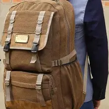 50 л Большой Вместительный холщовый рюкзак мужские дорожные сумки туристический рюкзак тюки