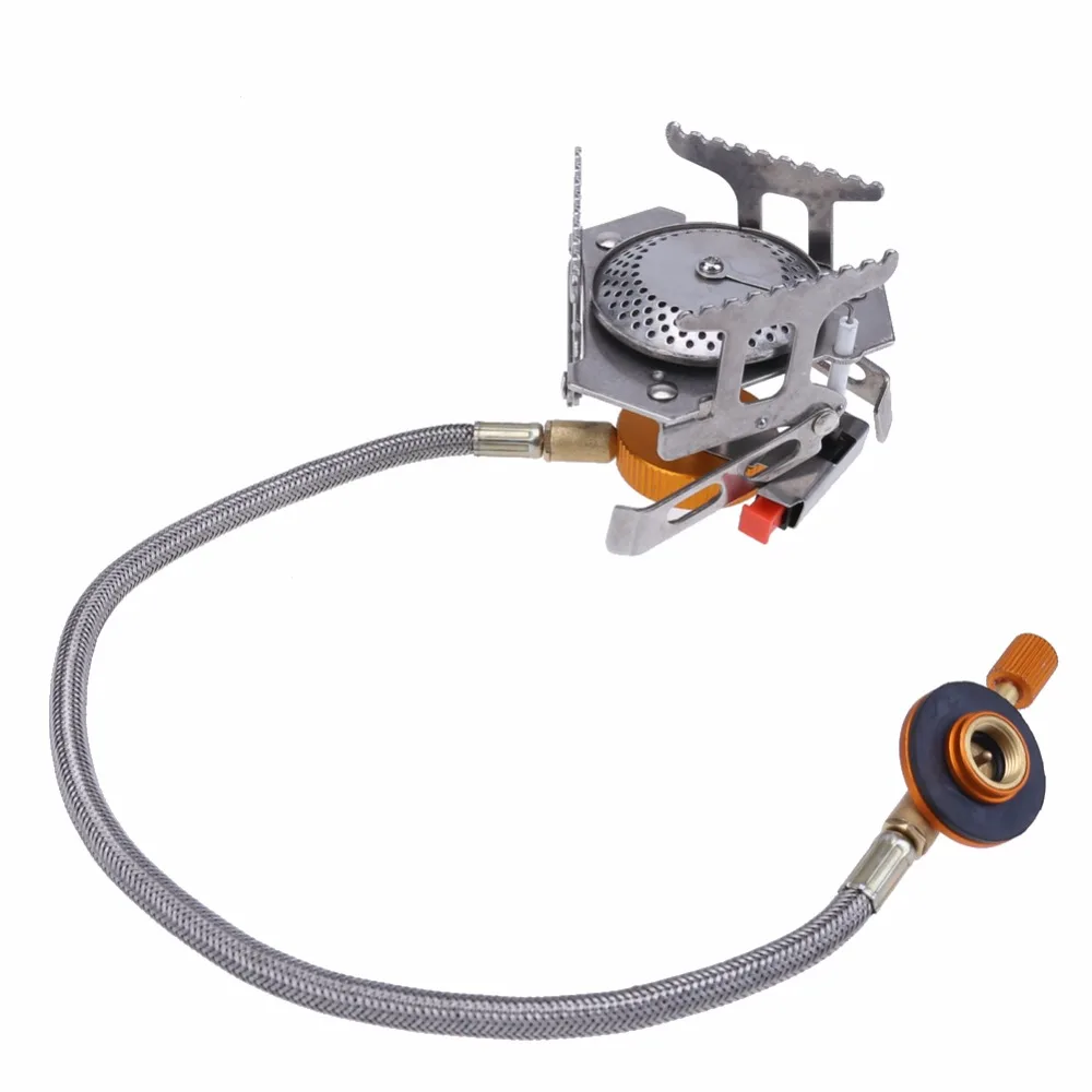 

3000W Lightweight Mini Pocket Cooking Burner Lighter Folding Camping Gas Stove Picnic Cooking Camping Equipment Outdoor Stove
