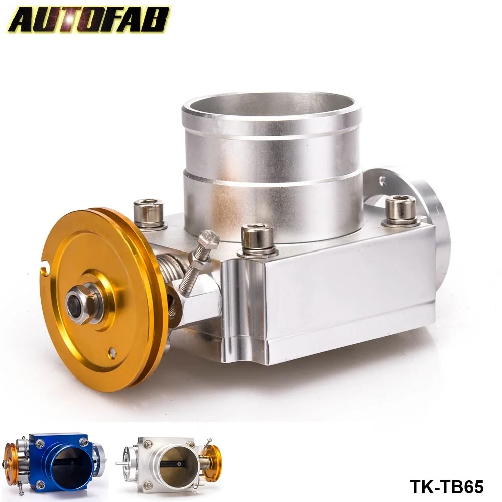 AUTOFAB - Alloy Aluminum Universal CNC Billet Intake Throttle Body 65mm 2.5