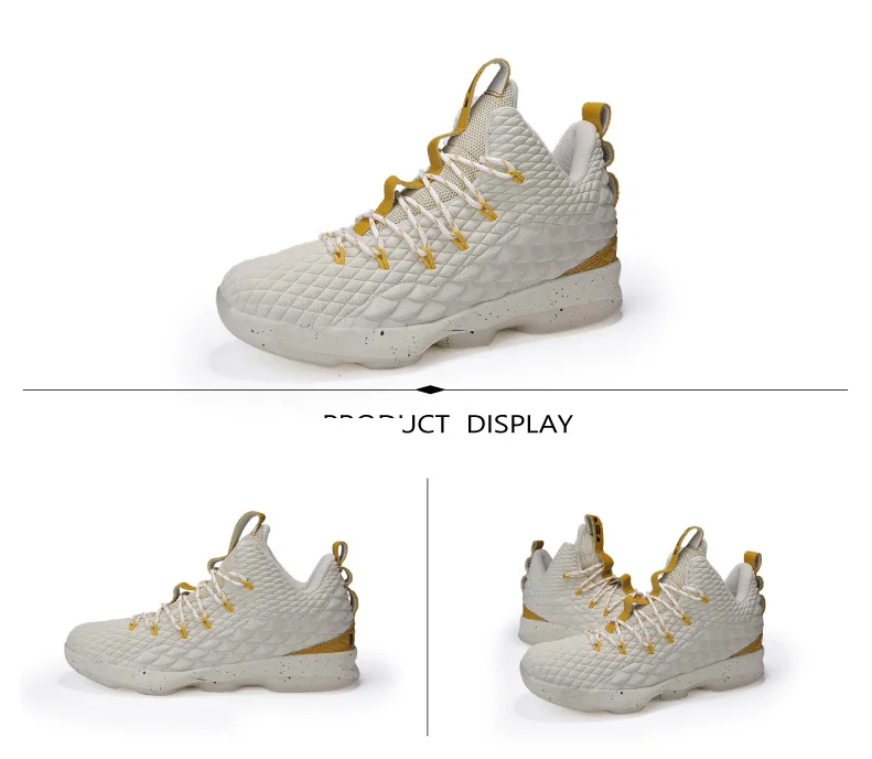 2018 Hot High Top Basketball Shoes For Men Woman Cushioning Original Basketball Sneakers Shockproof Couple Athletic Sports Shoes (9)