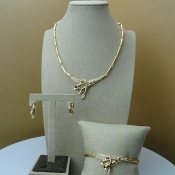 

Yuminglai 2019 New Arrival Luxury African Ladies Accessories Unique Design Jewelry Sets FHK6268