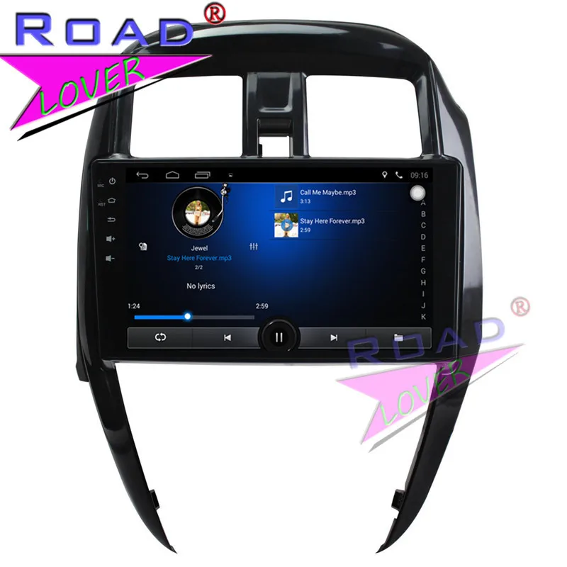 Sale TOPNAVI Android 6.0 2G+32GB Quad Core 9" Car PC Head Unit Stereo For Nissan New Sunny GPS Navigation Auto Player MP3 NO DVD 2Din 4
