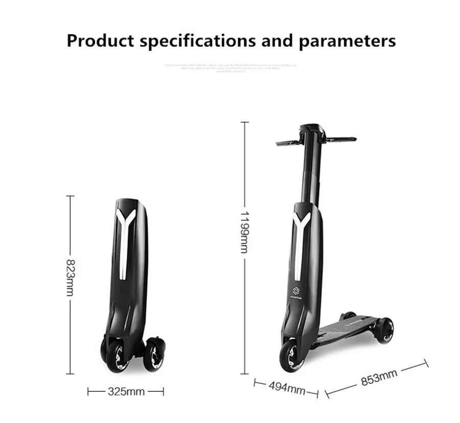 Perfect Electric Scooter Folding Portable Adult Smart Mini Super Light Mini Lithium Battery Pedal 28