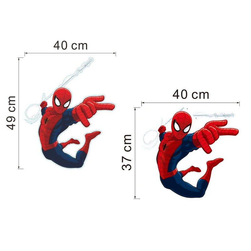 Супер Герой 3D Сломанные Отверстия настенные наклейки для детской комнаты домашний декор Человек-паук Бэтмен Железный человек Халк Мстители настенные наклейки для мальчиков - Цвет: 20-SDM004