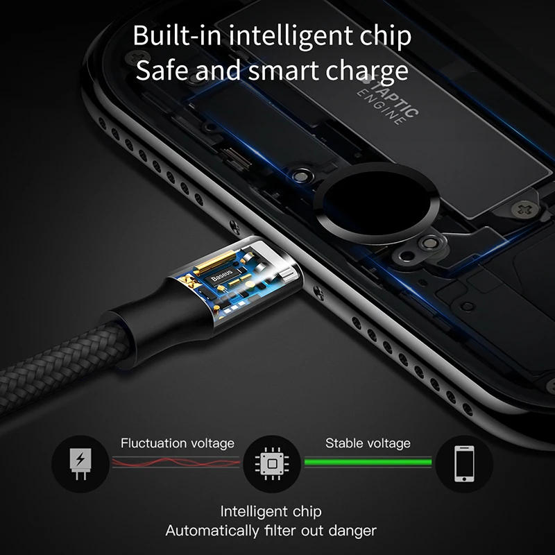 Baseus 2 في 1 كابل يو اس بي ل فون Xs ماكس Xr X 8 7 6 6 S زائد كابل USB صغير للشحن السريع لسامسونج xiaomi الهاتف المحمول كابل Baseus 2 في 1 كابل يو اس بي ل فون Xs ماكس Xr X 8 7 6 6 S زائد كابل USB صغير للشحن السريع لسامسونج xiaomi الهاتف المحمول كابل