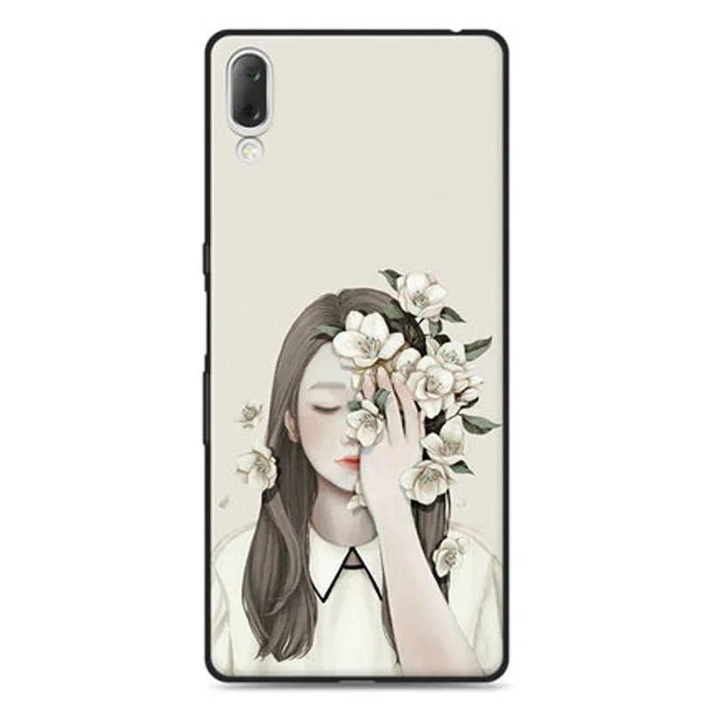 Для sony Xperia L3 чехол с цветочным мотивом для девочек; Мягкий силиконовый чехол для телефона для sony XperiaL3 корпуса для sony L3 L 3 I3312 I4312 I4332 I3322