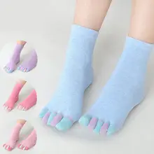 Новое поступление Для женщин пять носок хроматические Повседневное идеально подходит для хлопковые носки молодой Стиль erexcise дышащие носки Прекрасный Meias