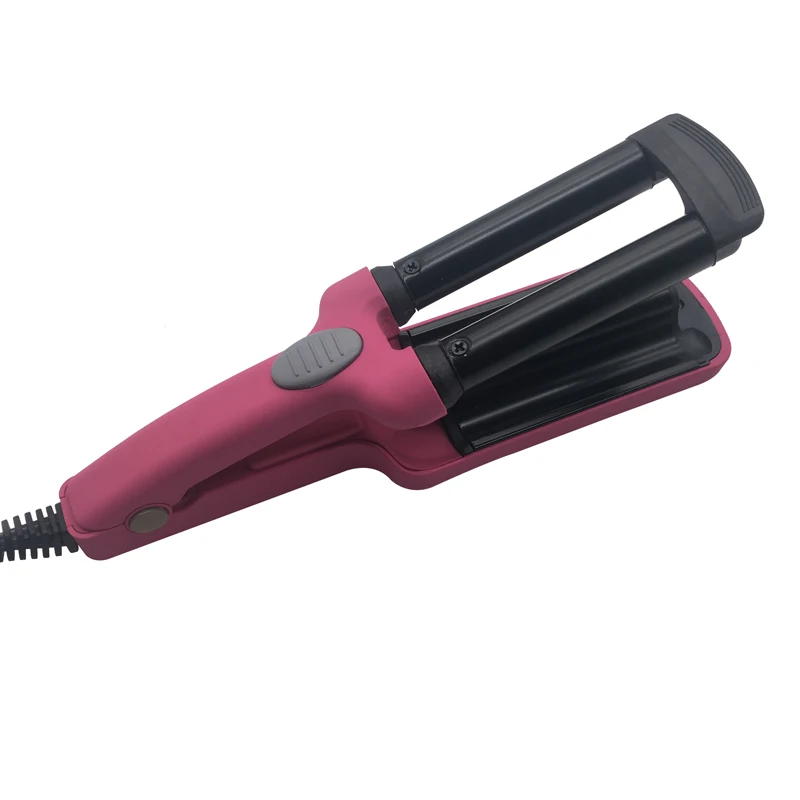 Hair curler three barrel curlers three tubes mini