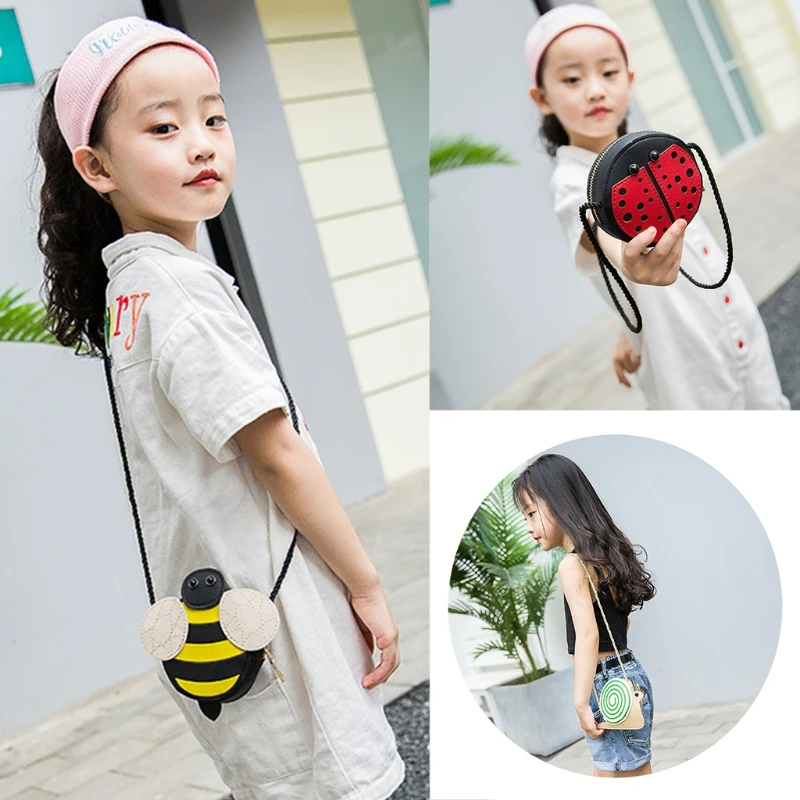 

Kids Girl Boy Shoulder Bag Mini Handbag Tote Animals Shape Messenger Purse