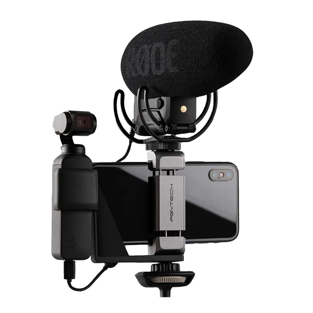 productimage-picture-pgytech-phone-holder-kit-for-dji-osmo-pocket-with-1-4-screw-hole-and-cold-shoe-to-enable-accessories-attachment-like-microphone-tripod-vide-103440
