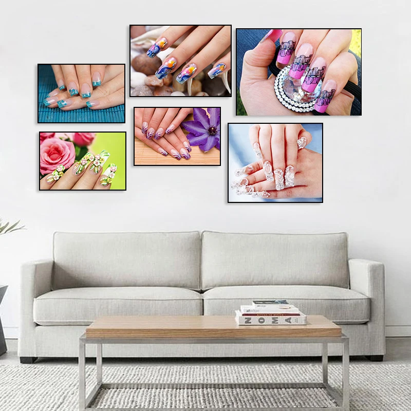 Nordic Beauty Nail Polish Canvas Decor Painting Poster Wall Art Nordic Beauty Nail Polish Canvas Decor Painting Poster Wall Art Picture Home For Kids Bedroom Living Room In Calligraphy From