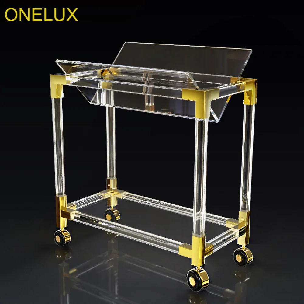 Rolling Acrylic Occasional Side Table With Metal Lucite Small Rolling Acrylic Occasional Side Table With Metal Lucite Small Bookshelf On Wheels Flat Packed In Coffee Tables From Furniture Aliexpress Alibaba