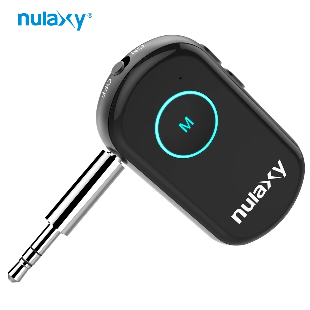 

Nulaxy Bluetooth Receiver Wireless FM Transmitt Receiver Adapter Car Aux Cable Handfree for for Speaker Headphone Car Stereo