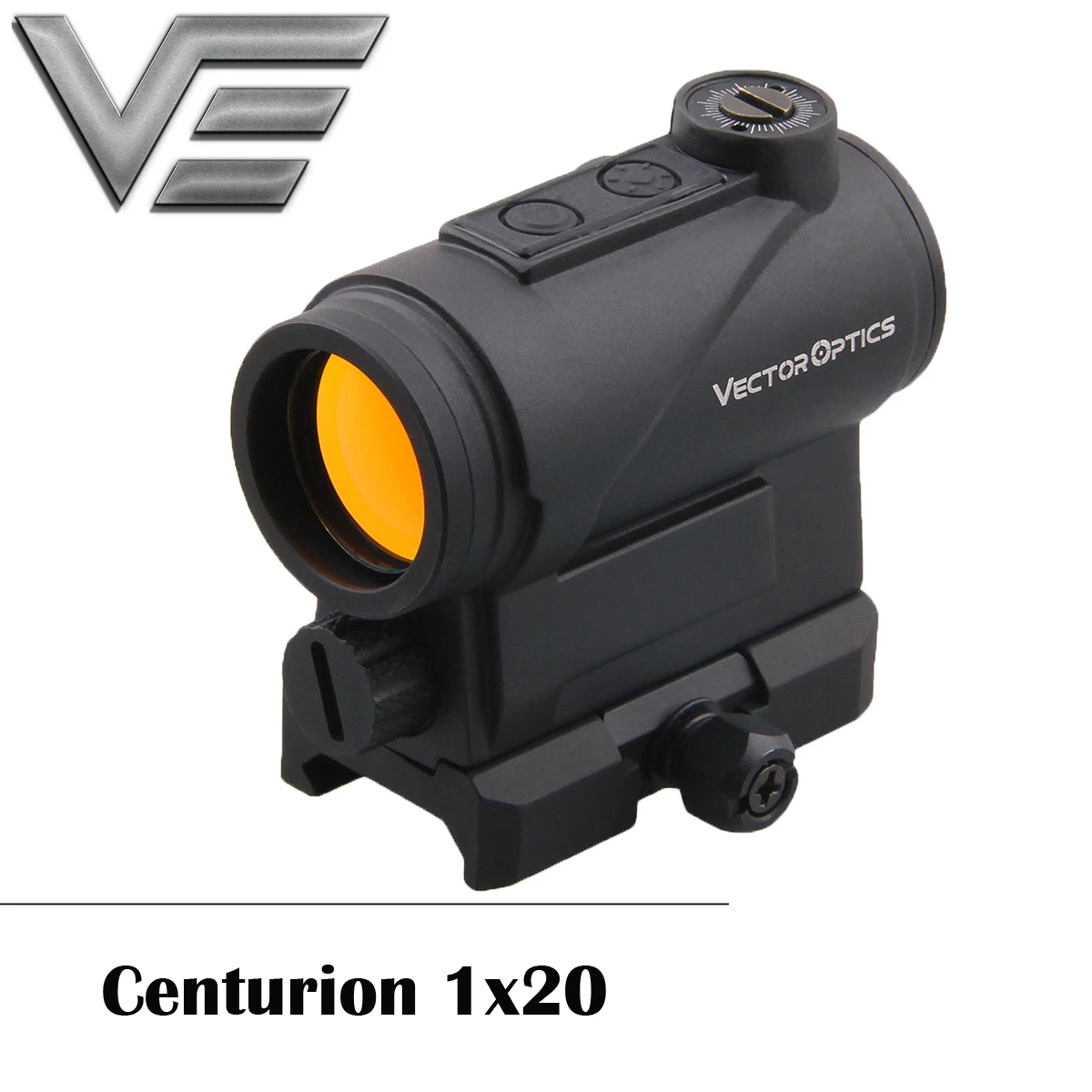 

Vector Optics Centurion 1x20 Red Dot Sight 3 MOA Reflex Tactical Scope with Weaver Picatinny Rail Long Runtime for Rifle shotgun