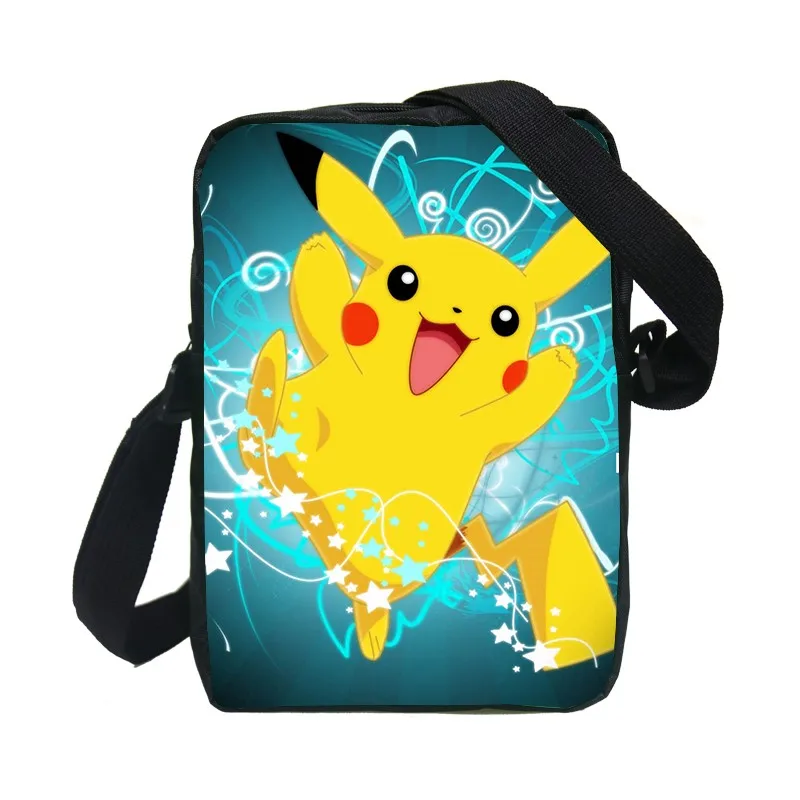 

Pokemon Pikachu Shoulder Bag Kids Bags Cartoon Anime Beautiful Crossbody Bag Children Boys Girls Daily Shoulder Bag for Teens