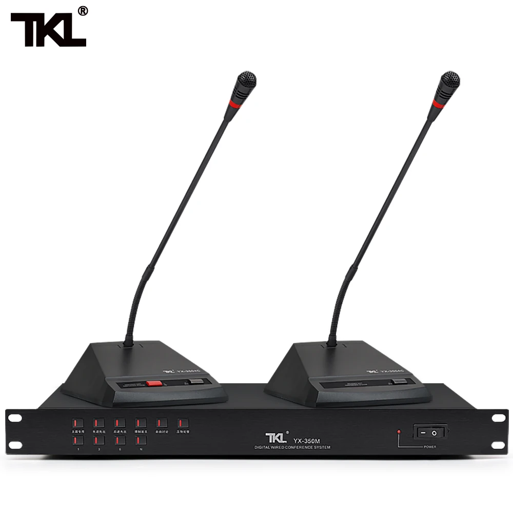 TKL YX-350M السلكية الرقمية نظام المؤتمر ميكروفون اجتماع غرفة معقوفة mic