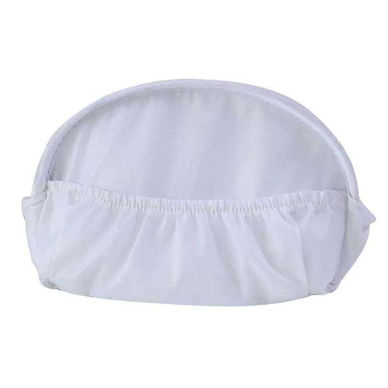 Semi-circular cosmetic bag, shell cosmetic bag, portable small cosmetic bag, hand-held cosmetic bag Semi-circular cosmetic bag, shell cosmetic bag, portable small cosmetic bag, hand-held cosmetic bag