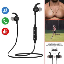 HD звук шумоподавление Bluetooth Встроенные магниты Neckband мини-наушники-вкладыши спортивные наушники
