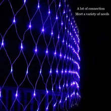 1.5Mx1.5M 96 LED 220V Net Mesh String Light Led Strip Christmas/Wedding/Fairy/Gaden/Decorative Lights Holiday Lighting Garland