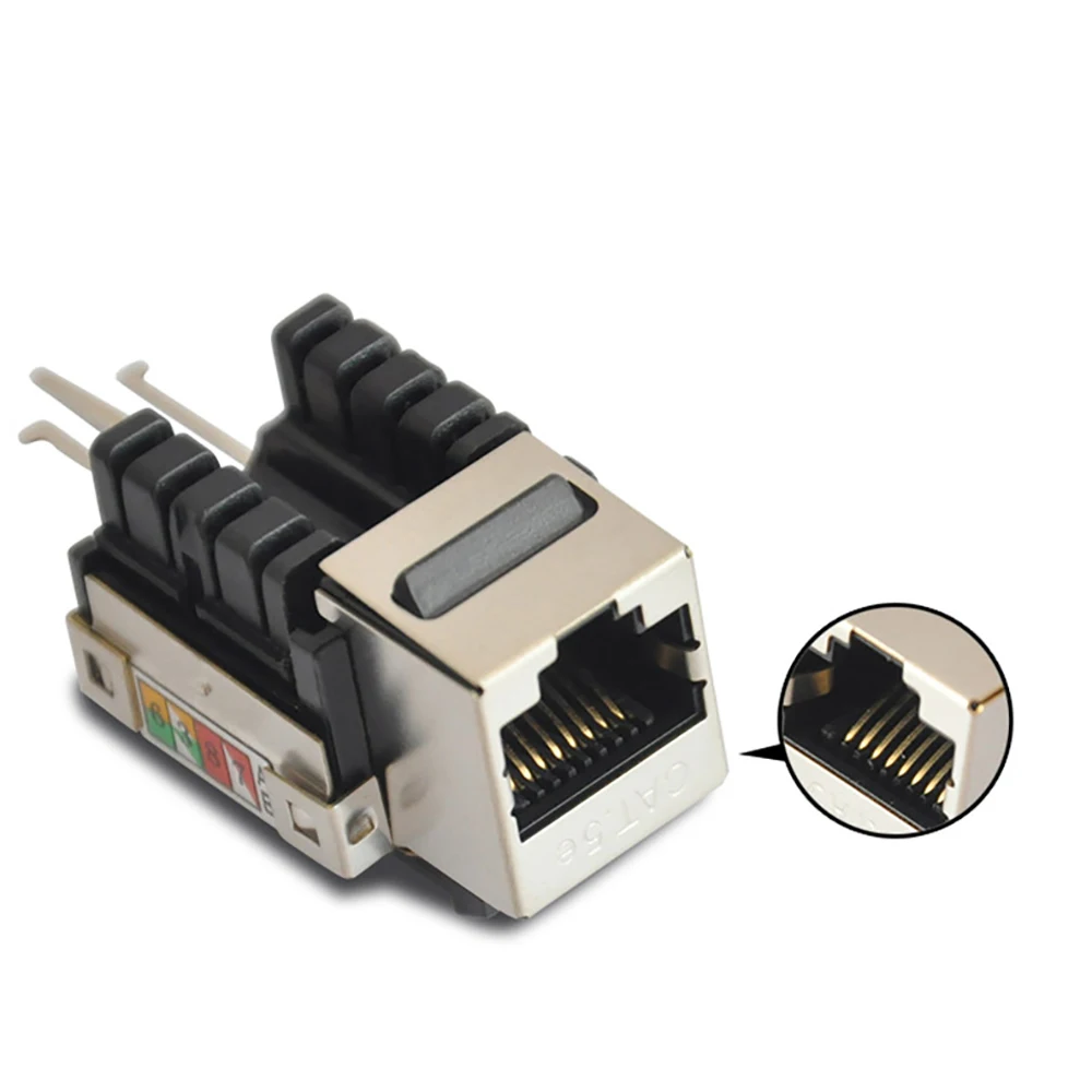 4 шт. сетевые адаптеры для кабеля RJ45 Cat5e FTP STP Keystone Jack|Компьютерные кабели и разъемы|