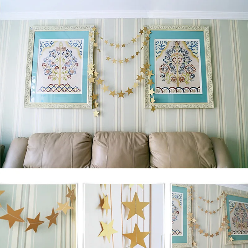 Wall Hangings Props Decoration Creative Star Card Paper Wedding Party Garland Handmade Children Room 415cm EJ674239 In DIY Decorations From Wall Hangings Props Decoration Creative Star Card Paper Wedding Party Garland Handmade Children Room 415cm EJ674239 In DIY Decorations From