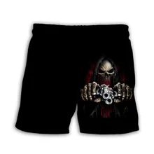 Пляжные спортивные повседневные шорты с 3D принтом свободные мужские, быстросохнущие свободные спортивные штаны, купальный костюм