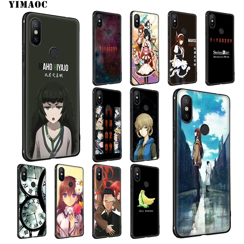YIMAOC Steins Gate Anime Soft Silicone Case for Xiaomi Redmi 7A Note 7 6 6A 5 4 4X 4A 5A S2 Plus K20 Pro Lite |