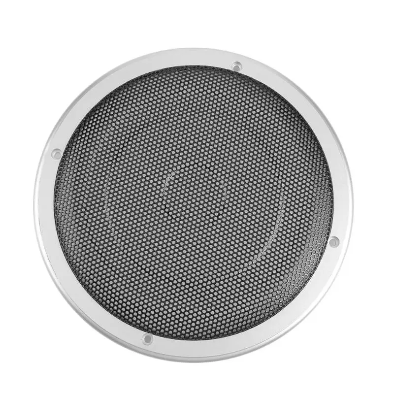 VODOOL 8" Car Stereo Audio Speaker Metal Mesh Cover Auto Subwoofer Horn Protective Grills Cover Interior Car Styling Accessories