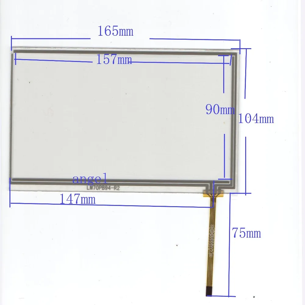 

New 7 inch 4Wire Resistive Touch Panel Digitizer Screen For Fly IQ300