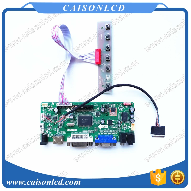 Плата контроллера ЖК дисплея HDMI DVI AV с поддержкой Φ 8 9 дюймовый экран