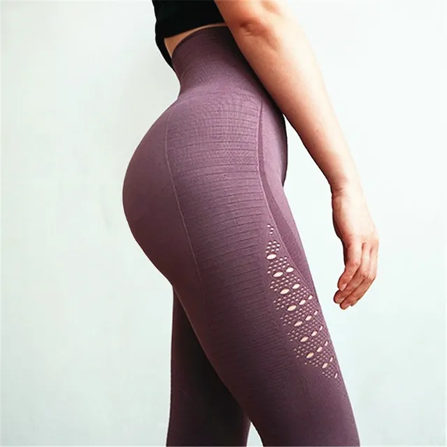 Yoga Pants Super Stretchy Gym Tights Energy Seamless Tummy Control Yoga Pants High Waist Sport