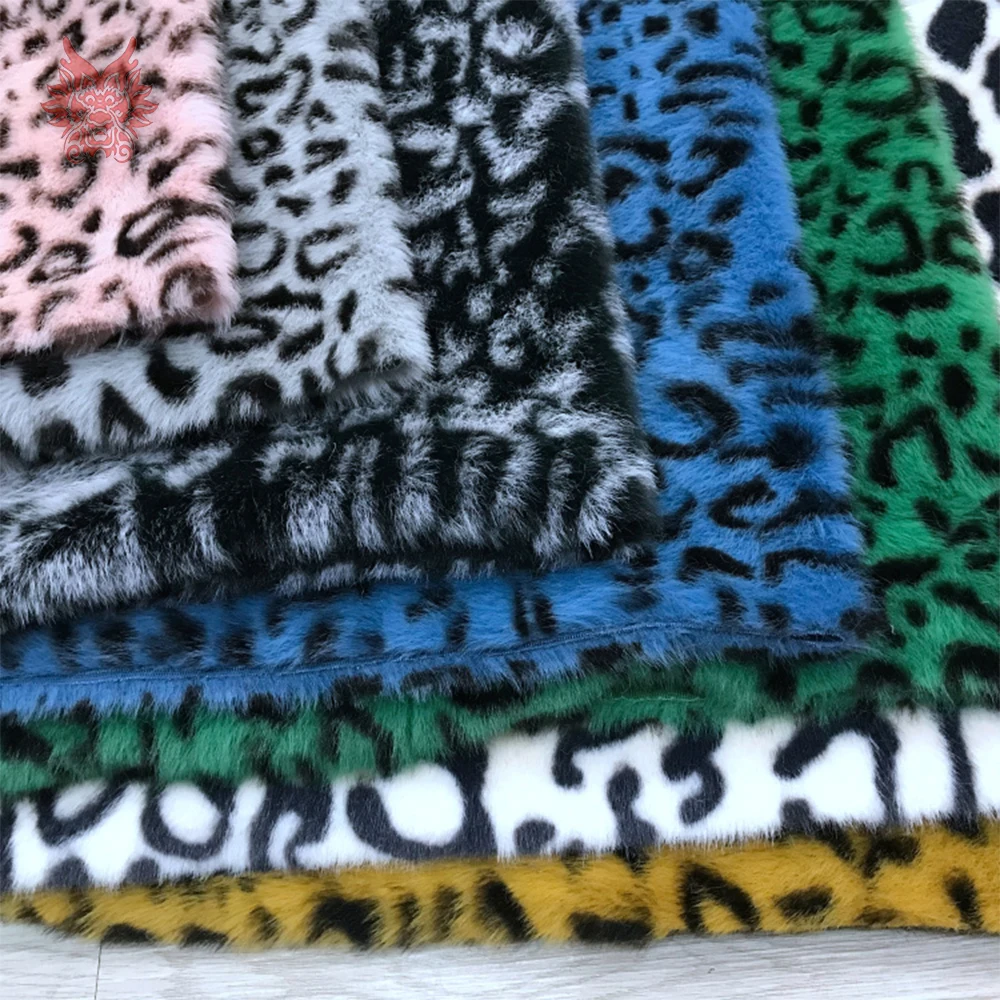 HILO BLACK PINK RED YELLOW GREY Super Luxury Faux Fur Fabric Material