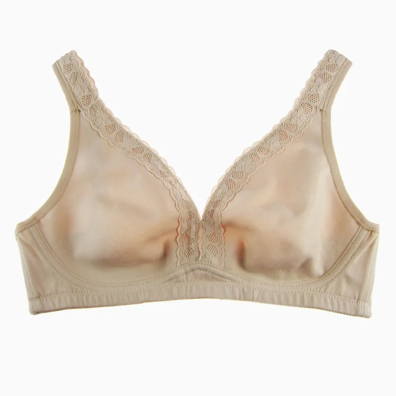 

women underwear sport cotton bra wireless free V-neck beauty ladies