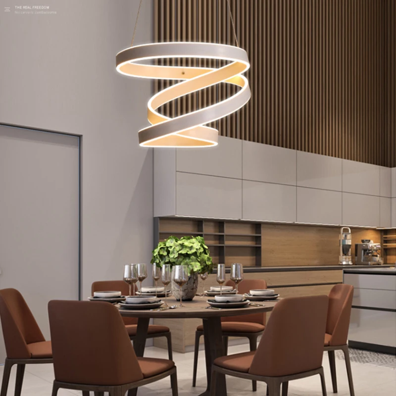 Modern led Chandelier for Kitchen Dining Room Living Room Suspension