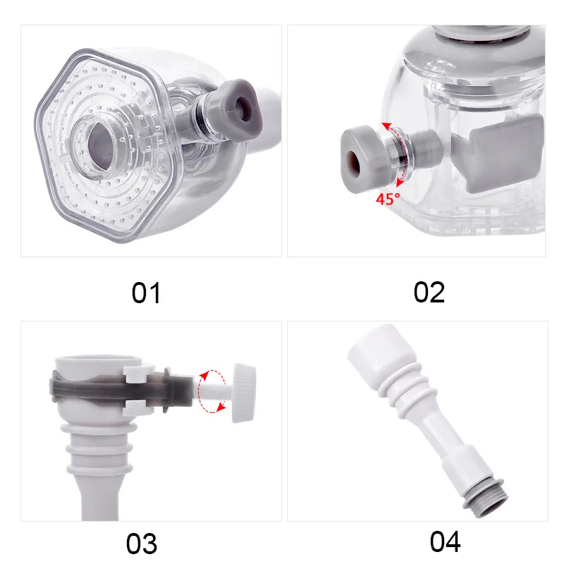 Rotating Faucet Extender Bubbler Splash-proof Headband Valve Pressure Reducing Water Spout Water Saver Kitchen Faucet Filter Rotating Faucet Extender Bubbler Splash-proof Headband Valve Pressure Reducing Water Spout Water Saver Kitchen Faucet Filter
