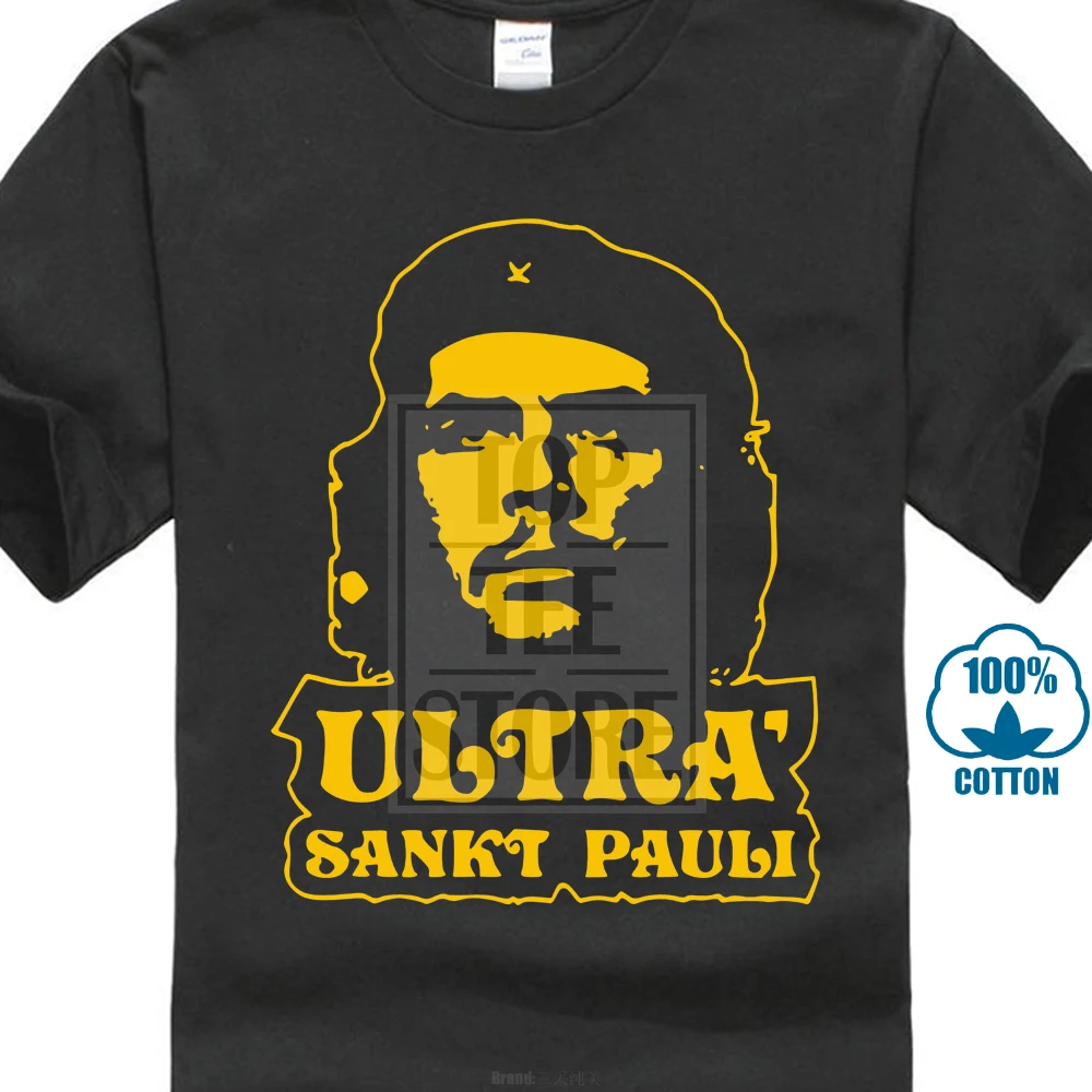St.Pauli Che Guevara T Shirt Ultra Fanshirt Punk Footballerer All Design Men