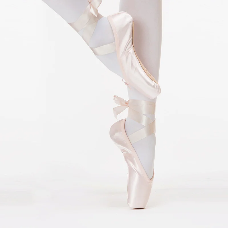 Sansha/обувь для взрослых, Деми-пуанты, без хвостовика, более квадратная коробка для девочек, тренировочное балетное танцевальное платье для начинающих, DP801SL