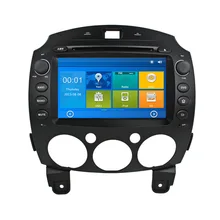 In stock 8″ Car DVD Player GPS Navigation System For Mazda 2 Demio 2007 2008 2009 2010 2011 2012 2013 2014 with Radio Bluetooth
