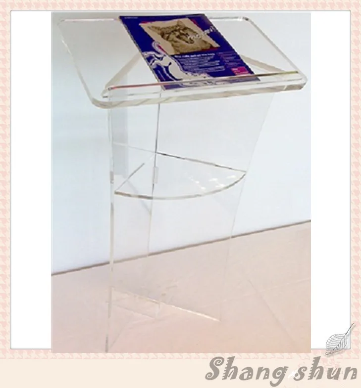 

Elegant Acrylic Podium Pulpit Lectern Acrylic Pulpit Acrylic Rostrum Plexiglass Dais