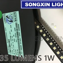 5000 шт. люмен светодиодный подсветка 1 Вт 3 в 3535 3537 холодный белый ЖК-подсветка для ТВ приложения A127CECEBUP8 стиль-3