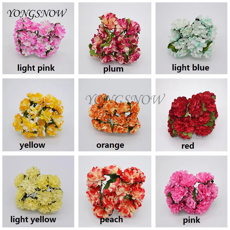 144Pcs 3cm Artificial Paper Chrysanthemum Flower Bouquet For Wedding Home Garden Decoration DIY Wreaths Gift Craft Supplies 144Pcs 3cm Artificial Paper Chrysanthemum Flower Bouquet For Wedding Home Garden Decoration DIY Wreaths Gift Craft Supplies
