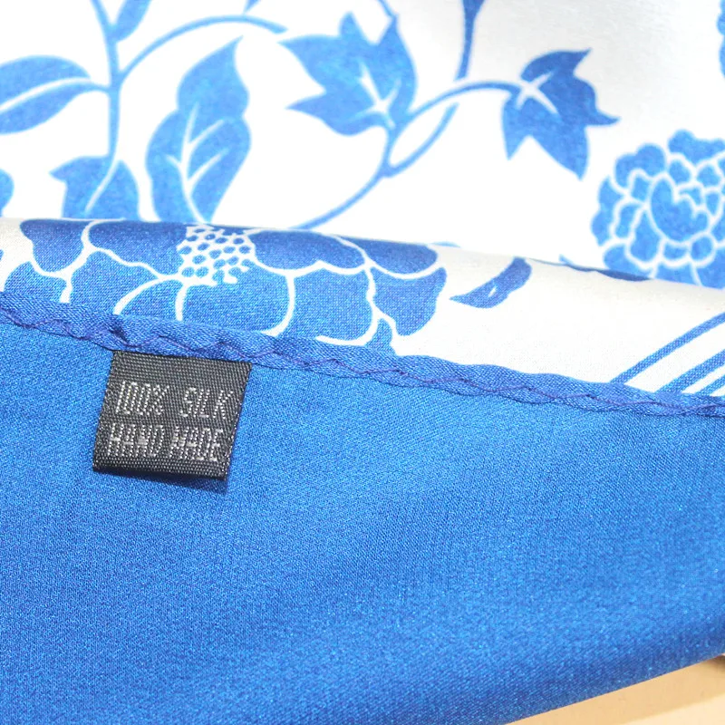 Настоящий чистый мягкий шелковый шарф из шелкового шармеза ткань Размер: 87*87 сатин