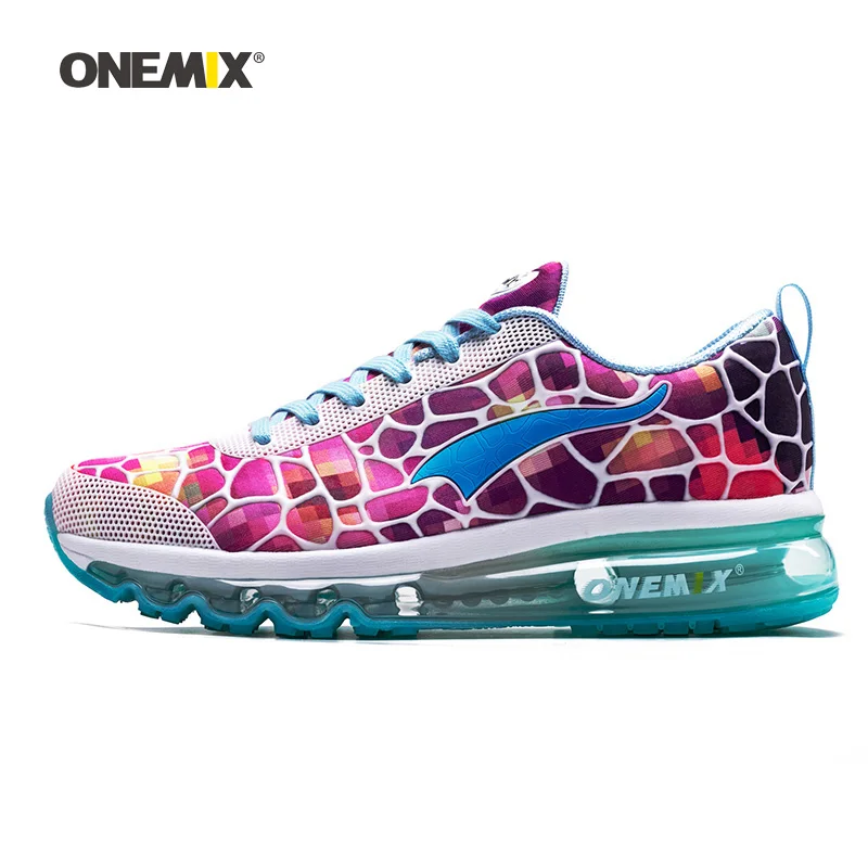 Женские кроссовки для бега ONEMIX разноцветные с подушкой Max спортзала прогулок на