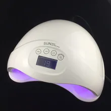 Профессиональный 48 Вт SUN5p Daul УФ светодиодный Сушилка для ногтей со льдом для гель-лака для ногтей сенсорная кнопка ЕС вилка красота маникюрный аппарат 365+ 405 нм