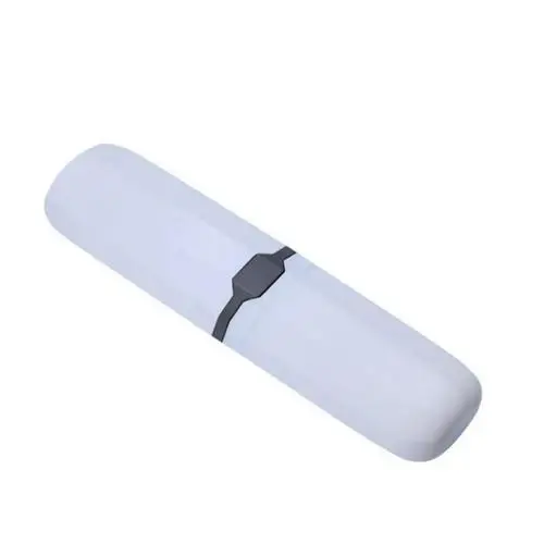 1pc Travel Portable Toothbrush Toothpaste Holder Storage Box Case Pencil practical Container toothbrush organizer bathroom tools - Цвет: white