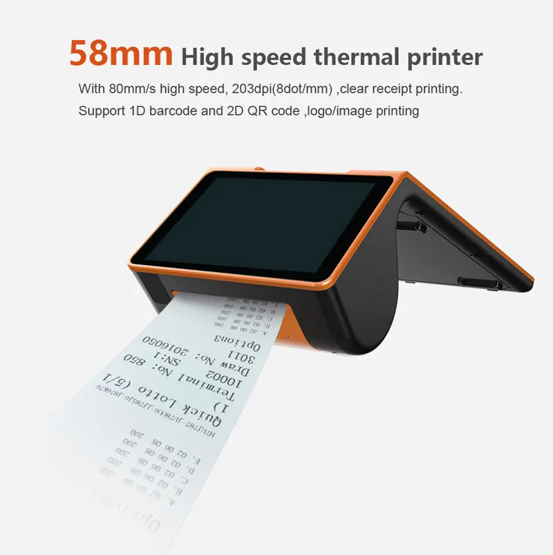 Все в одном ручной POS с принтером|pos handheld|pos all in onepos printer |