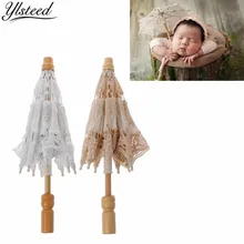 Ylsteed Newborn Photography Props Baby Mini Lace Deco Umbrella Infant Studio Shooting Photo Prop Newborn Photography Accessories
