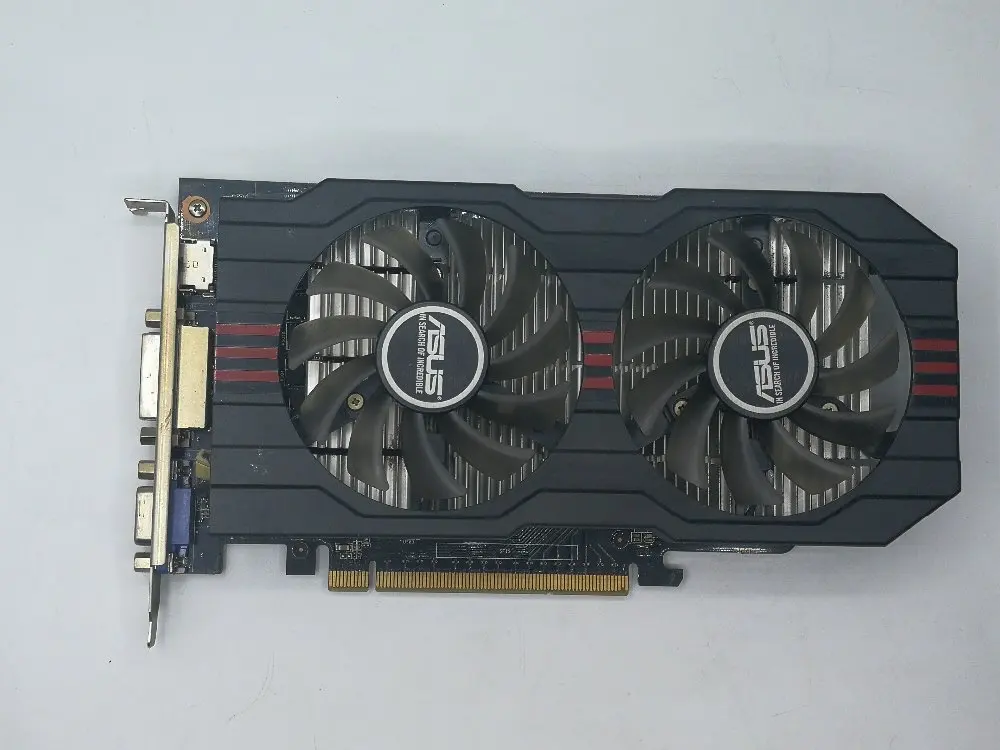 Б/у оригинальная Видеокарта ASUS GTX 750 2048 МБ/2 ГБ 128 бит GDDR5 100% Протестировано